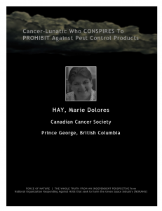 Organization -- Canadian Cancer Society -- Cancer-Lunatics (22)