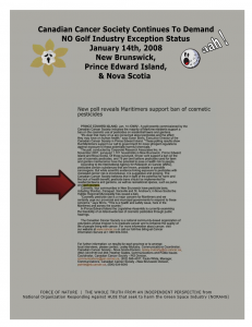 Organization -- Canadian Cancer Society -- NO Golf Exception Status (3)
