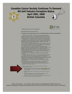 Organization -- Canadian Cancer Society -- NO Golf Exception Status (6)