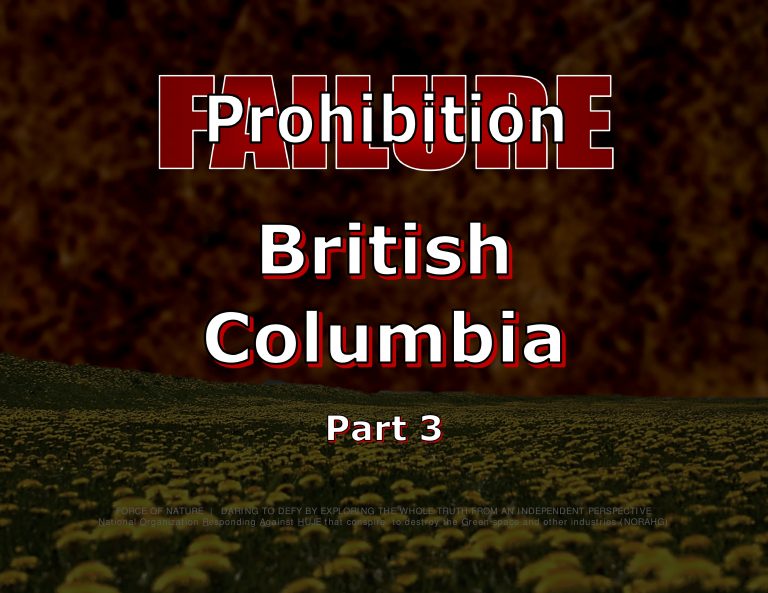 -- -- -- British Columbia Municipal Pesticide Bans -- 3 -- Catastrophic Carnage (1)