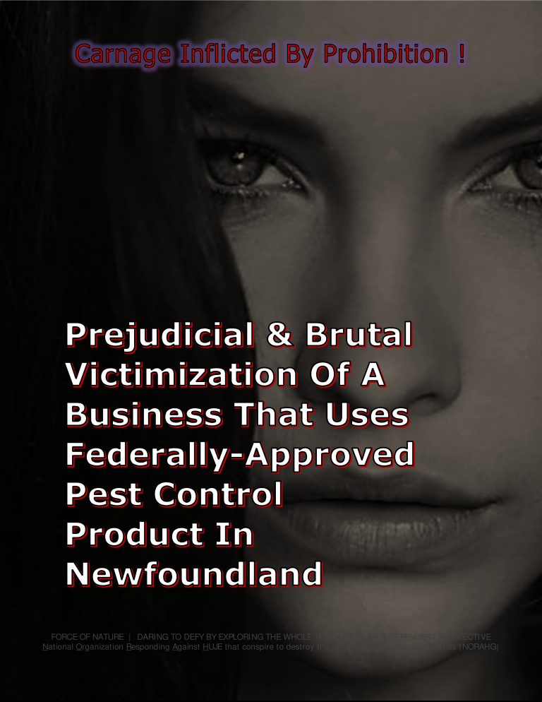 Newfoundland Conspiracy to Prohibit Pest Control Products (8)