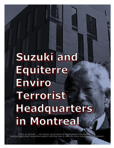 Force Of Nature -- Bee Conspiracy -- 2017 04 05 -- UNMASKED -- National Imidacloprid Ban -- Equiterre & Suzuki Headquarters Montreal