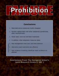 Force Of Nature -- PROHIBITION FAILURE -- European Union -- 2017 04 19 -- Neonicotinoid Fiasco -- CARDS -- 2