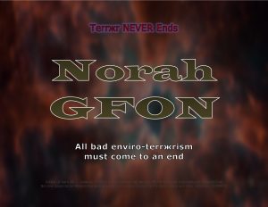 Force Of Nature -- Terror NEVER Ends -- Golf -- 2017 04 24 -- Eau Gallie Boulevard Is Blue -- CARD -- NORAHGFON
