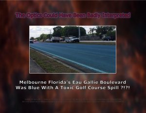 Force Of Nature -- Terror NEVER Ends -- Golf -- 2017 04 24 -- Eau Gallie Boulevard Is Blue -- CARDS -- 2-1