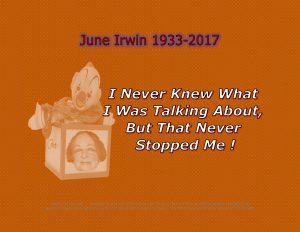 Force Of Nature -- June Irwin -- 2017 08 01 -- 1933-2017 - The Clown Witch Of Junk Science -- CARD (3)