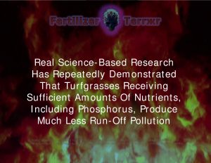 Force Of Nature -- Fertilizer TERRЖR -- USA -- 2015 02 07 -- Phosphorus -- Govt Regulators’ Whipping Boy -- CARDS-3