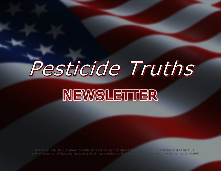 Force Of Nature -- Pesticide Truths -- Newsletter -- 2017 09 07 -- BLOG -- United States Edition -- CARDS-1