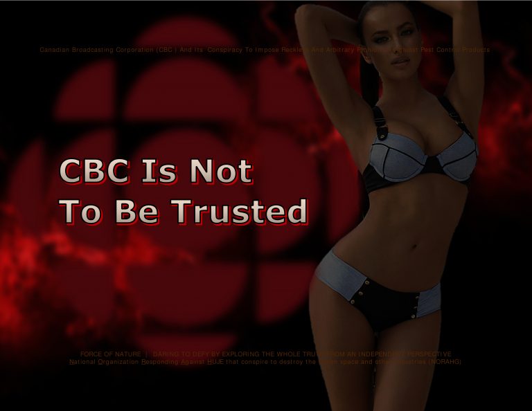 Force Of Nature -- Canadian Broadcasting Corporation -- 2017 11 09 -- Glyphosate -- Promotes Fake News -- CARDS-16