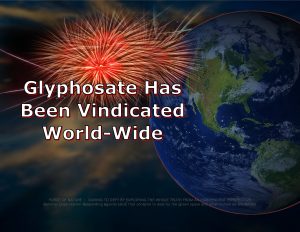 Force Of Nature -- Glyphosate Herbicide -- 2017 11 09 -- VICTORY -- Vindication By US Nat Cancer Inst -- CARDS -- VICTORY-7