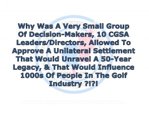 Force Of Nature -- CGSA -- 2018 01 26 -- The Failed CGSA Taken-Over By NGCOA Golf Course Owners -- CARDS-20