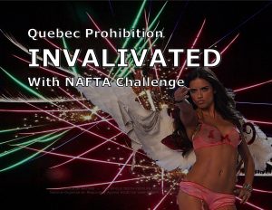 -- -- Force Of Nature -- NATIONAL Prohibition -- NAFTA Challenge Settlement Case -- CARD FOR WEB-PAGE