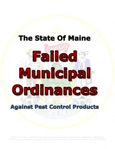 Force Of Nature -- State Of Maine -- Municipal Prohibitions Are Dismal Failures -- False-Pretexts -- Unfair Exception Statuses (15)