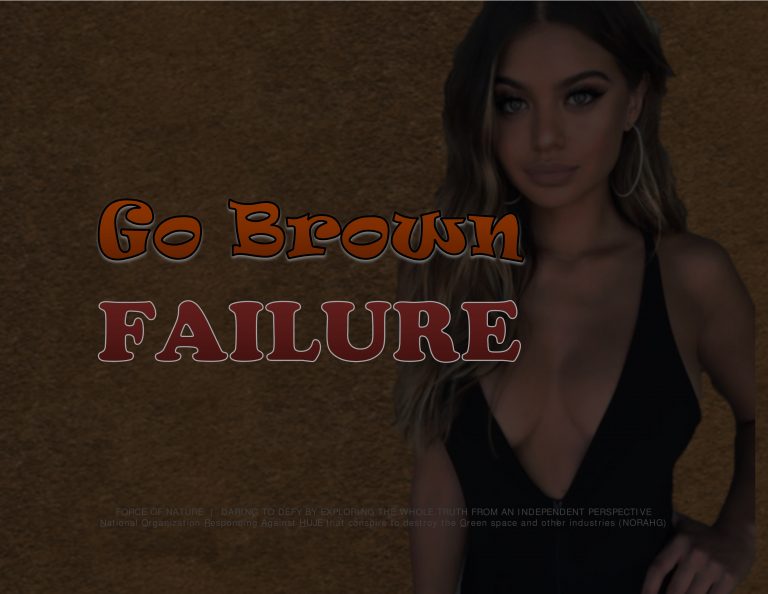Go Brown -- Anti-Cosmetic Golf Maintenance -- Who Wants To Play Golf On Brown Garbage Dump Golf Courses-1