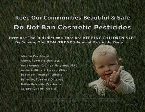 Force Of Nature -- There Are Dozens Of Jurisdictions That Are KEEPING CHILDREN SAFE By Joining The REAL TRENDS Against Pesticide Bans (1)