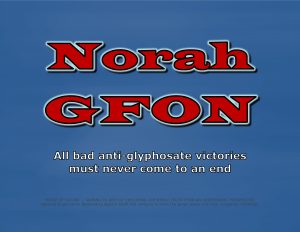 Force Of Nature -- Glyphosate Herbicide -- Victories Against Anti-Glyphosate Terrжrism -- CARD -- CARDS 1 -- BLUE -- NORAHGFON