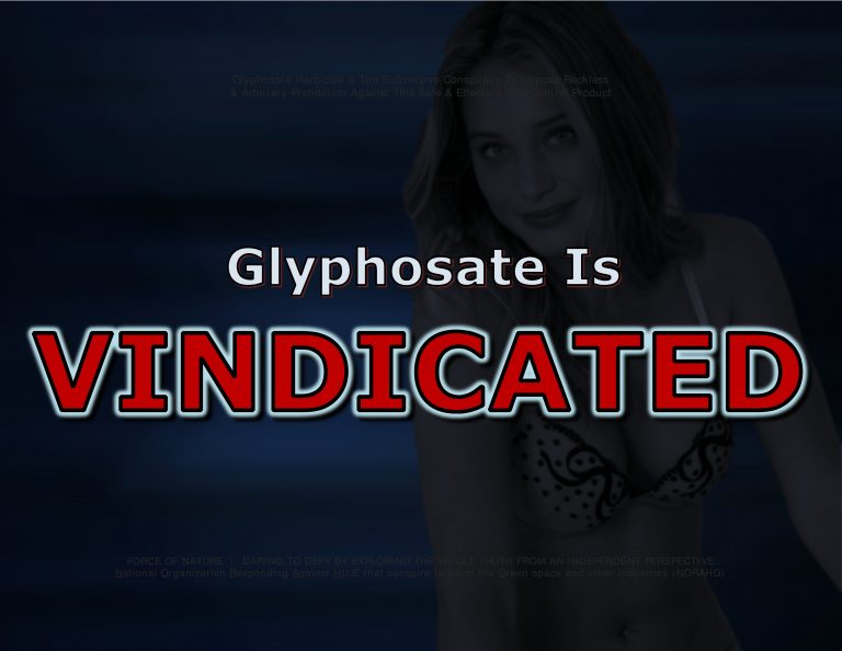Force Of Nature -- Glyphosate -- Health Canada Has Granted Continued Registration -- CARD -- 1 (1)-2