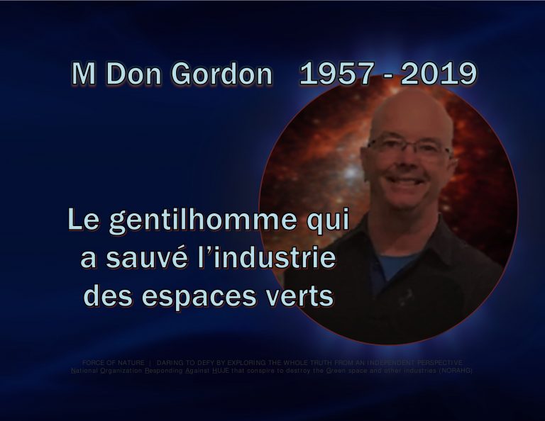 Force Of Nature -- Hero -- 2019 03 03 -- Don Gordon ( 1957 - 2019 ) -- CARDS -- 1 -- French (12)