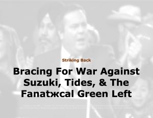 Force Of Nature -- STRIKING BACK Against Terrжrism -- David Suzuki -- 2019-2018 -- Manitoba’s Premier Kenney Vs Suzuki -- CARDS -- Titles 2-7