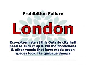 Force Of Nature -- PROHIBITION FAILURE -- London, Ontario -- 2019 05 31 -- Suck It Up & Kill The Dandelions -- CARDS -- Titles 1-1