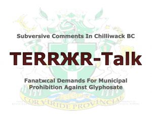 Force Of Nature -- TERRЖR-Talk -- 2019 09 00 -- Chilliwack, British Columbia -- Sign The Petition -- CARDS-11