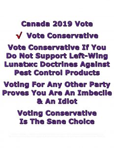 Force Of Nature -- NATIONAL Prohibition -- 2019 10 19 -- Canada 2019 Vote -- Vote For Scheer’s Conservatives -- CARDS -- 2 -- Titles-13