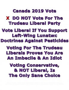 Force Of Nature -- NATIONAL Prohibition -- 2019 10 19 -- Canada 2019 Vote -- Vote For Scheer’s Conservatives -- CARDS -- 2 -- Titles-14