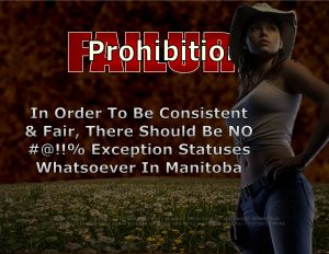 Force Of Nature -- PROHIBITION FAILURE -- Manitoba -- 2019 11 21 -- End The Ban -- Fiesta Corruption -- Steinbach -- CARD (7)